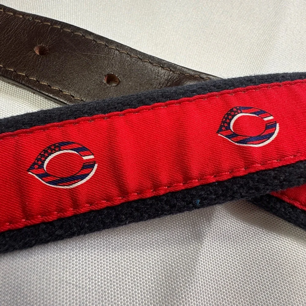 Vineyard Vines Men’s Ribbon Belt - Size 42 - Cincinnati Reds Edition